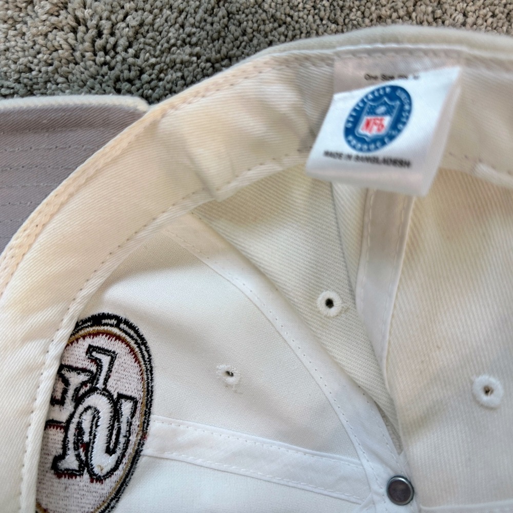 Puma San Francisco 49ers Hat Mens OSFA White Good - Picture 2 of 5